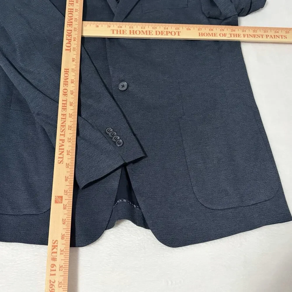 Jos A Bank 1905 Blue Wool Suit Jacket Coat Blazer - Men's 44R - NWOT